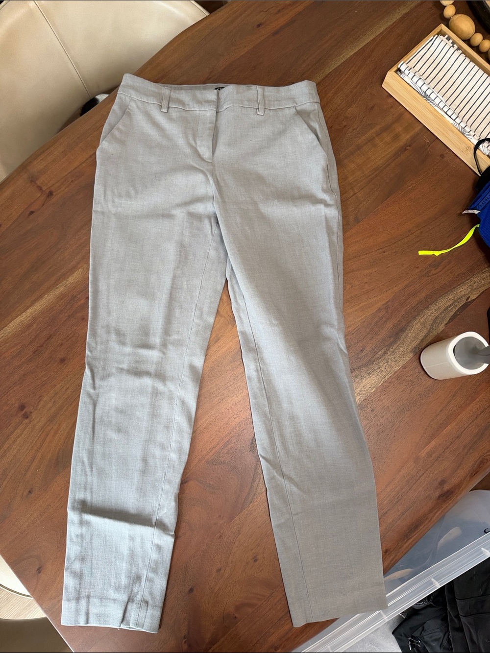 Express Light Gray Women's Dress Pants